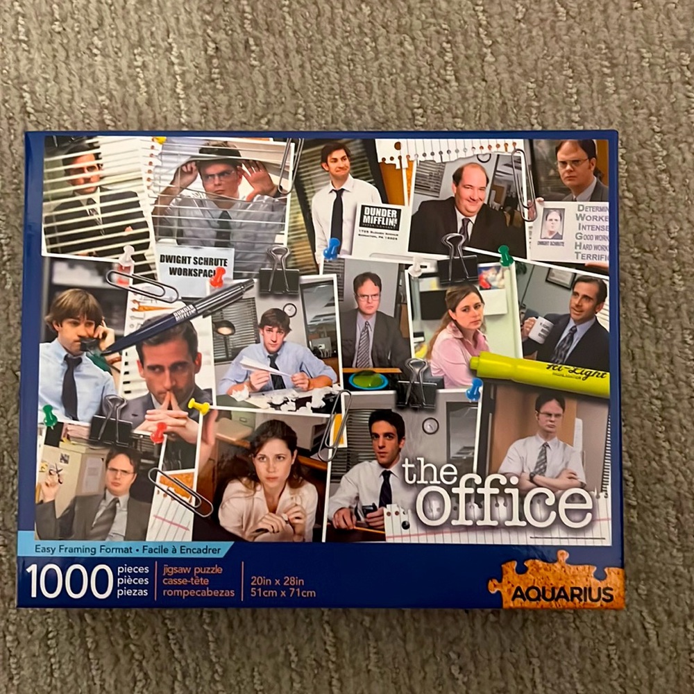 1000 piece puzzle to this classic show The Office!